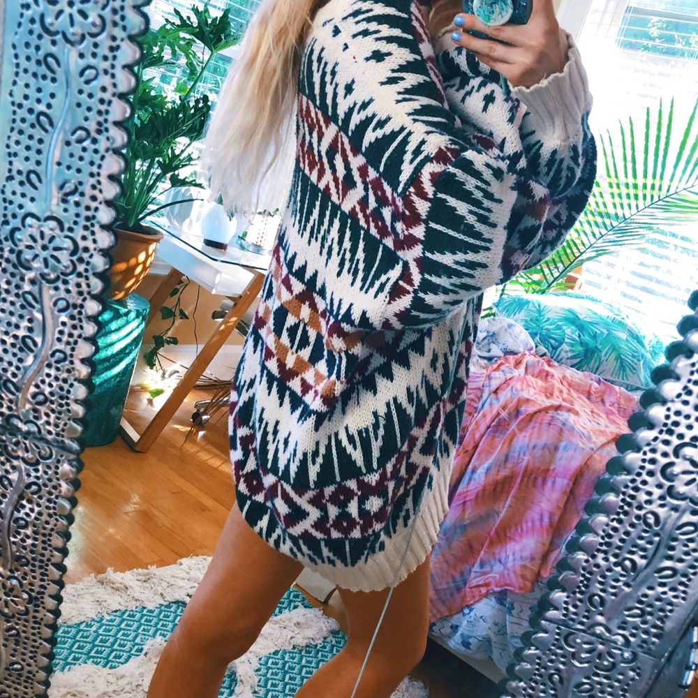 Bohemian Travelers Chunky Oversized Sweater βοΈβ¨ - Picture 6 of 7